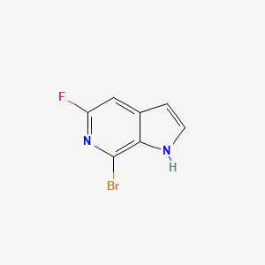 7-Bromo-5-fluoro-1H-pyrrolo[2,3-c]pyridine - 1639977-12-0