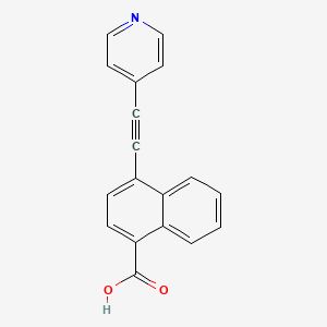 4-(Pyridin-4-ylethynyl)-1-naphthoic acid - 
