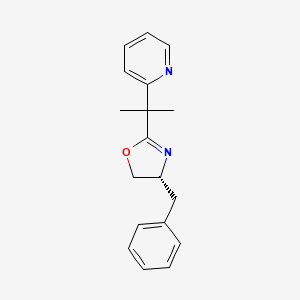 (R)-4-Benzyl-2-(2-(pyridin-2-yl)propan-2-yl)-4,5-dihydrooxazole - 