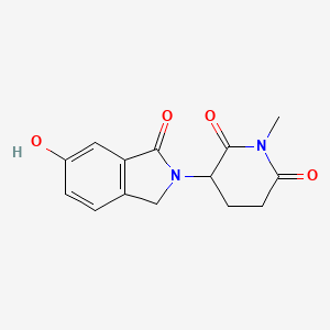 3-(6-Hydroxy-1-oxoisoindolin-2-yl)-1-methylpiperidine-2,6-dione - 