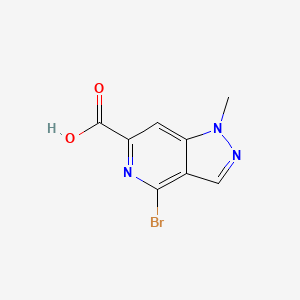 4-Bromo-1-methyl-pyrazolo[4,3-c]pyridine-6-carboxylic acid - 