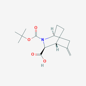 (1S,3S,4R)-2-tert-butoxycarbonyl-5-methylene-2-azabicyclo[2.2.2]octane-3-carboxylic acid - 