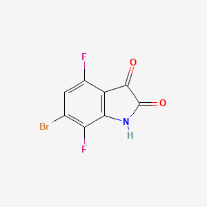 6-Bromo-4,7-difluoroindoline-2,3-dione - 