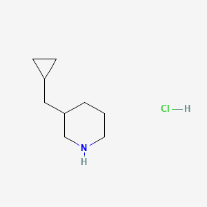 3-(Cyclopropylmethyl)piperidine hydrochloride - 