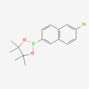 2-(6-Bromonaphthalen-2-yl)-4,4,5,5-tetramethyl-1,3,2-dioxaborolane - 