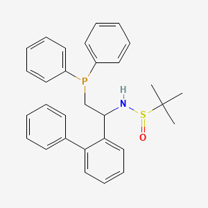 (R)-N-[(S)-1-(2-Biphenylyl)-2-(diphenylphosphino)ethyl]-2-methylpropane-2-sulfinamide - 