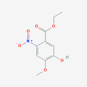 5-Hydroxy-4-methoxy-2-nitrobenzoic acid ethyl ester - 