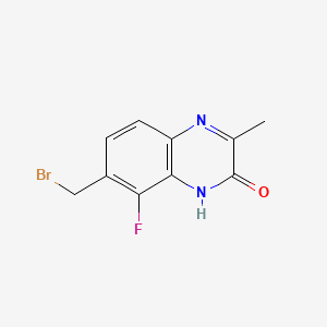 7-(Bromomethyl)-8-fluoro-3-methylquinoxalin-2(1H)-one - 