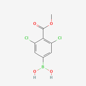 (3,5-Dichloro-4-(methoxycarbonyl)phenyl)boronic acid - 
