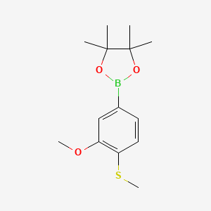 1,3,2-Dioxaborolane, 2-[3-methoxy-4-(methylthio)phenyl]-4,4,5,5-tetramethyl- - 1800575-36-3