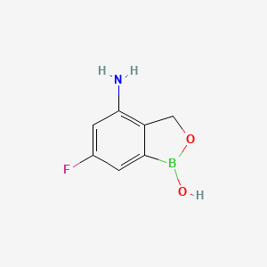 4-Amino-6-fluorobenzo[c][1,2]oxaborol-1(3H)-ol - 