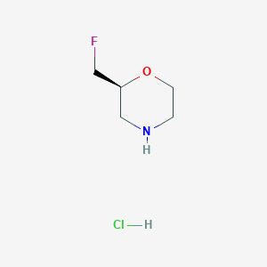 (S)-2-(Fluoromethyl)morpholine hydrochloride - 