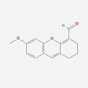 6-Methoxy-2,3-dihydro-1H-xanthene-4-carbaldehyde - 