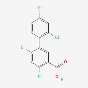 2',4,4',6-Tetrachloro[1,1'-biphenyl]-3-carboxylic acid - 