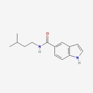 5-[N-(3-methylbutyl)carbamoyl]-indole - 