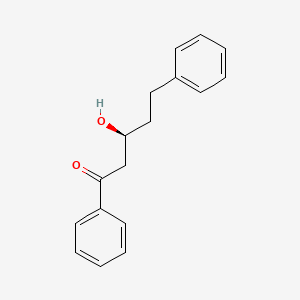 1-Pentanone, 3-hydroxy-1,5-diphenyl-, (3S)- - 163086-00-8