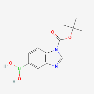 (1-(tert-Butoxycarbonyl)-1H-benzo[d]imidazol-5-yl)boronic acid - 