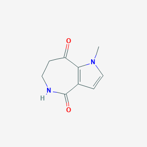 1-Methyl-6,7-dihydropyrrolo[3,2-c]azepine-4,8(1h,5h)-dione - 