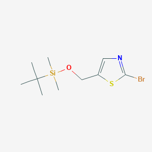 2-Bromo-5-(((tert-butyldimethylsilyl)oxy)methyl)thiazole - 