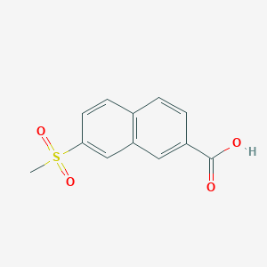 7-(Methylsulfonyl)-2-naphthoic acid - 