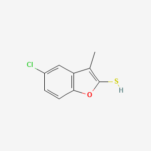 5-Chloro-2-mercapto-3-methyl benzofuran - 463976-08-1