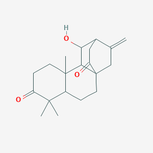 11-Hydroxy-5,5,9-trimethyl-16-methylidenetetracyclo[10.2.2.01,10.04,9]hexadecane-6,14-dione - 