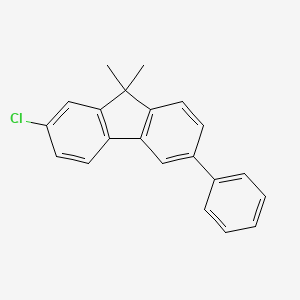 2-Chloro-9,9-dimethyl-6-phenyl-9H-fluorene - 
