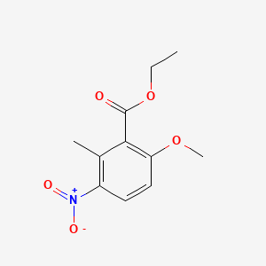 Ethyl 6-methoxy-2-methyl-3-nitrobenzoate - 