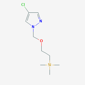 4-Chloro-1-((2-(trimethylsilyl)ethoxy)methyl)-1H-pyrazole - 