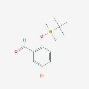 5-Bromo-2-((tert-butyldimethylsilyl)oxy)benzaldehyde - 