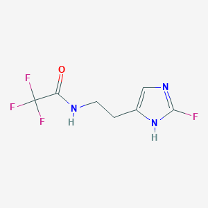 Histamine, N-TFA-2-fluro- - 
