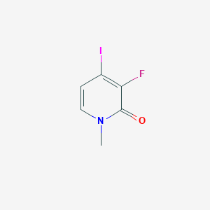 3-Fluoro-4-iodo-1-methylpyridin-2(1H)-one - 