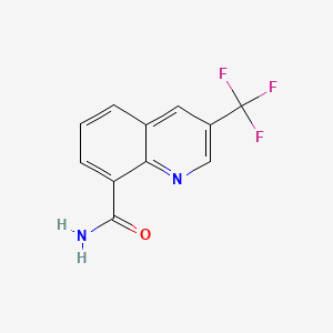 3-(Trifluoromethyl)quinoline-8-carboxamide - 