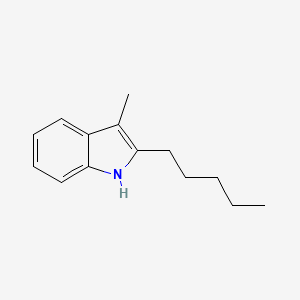 3-Methyl-2-pentyl-1H-indole - 89188-94-3