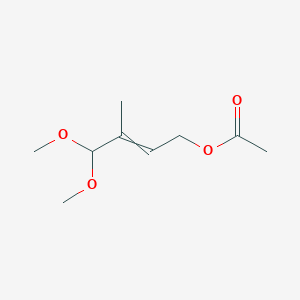 4,4-Dimethoxy-3-methyl-crotyl acetate - 74549-14-7