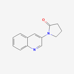 1-Quinolin-3-yl-pyrrolidin-2-one - 
