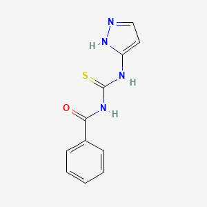 1-benzoyl-3-(1H-pyrazol-3-yl)thiourea - 