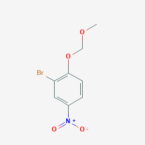 2-Bromo-1-methoxymethoxy-4-nitrobenzene - 