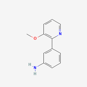 3-(3-Methoxypyridin-2-yl)aniline - 