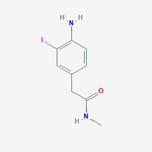 4-Amino-3-iodo-N-methyl-benzeneacetamide - 