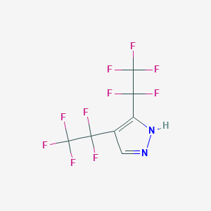 3,4-bis(pentafluoroethyl)-1H-pyrazole - 