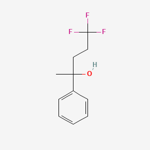 5,5,5-Trifluoro-2-phenylpentan-2-ol - 