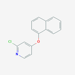 2-Chloro-4-(naphthalen-1-yloxy)pyridine - 