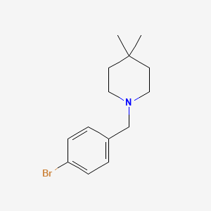 1-(4-Bromobenzyl)-4,4-dimethylpiperidine - 