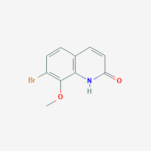 7-Bromo-8-methoxyquinolin-2-ol - 