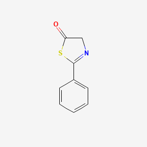 2-Phenyl-1,3-thiazol-5(4H)-one - 16446-29-0