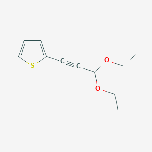 2-(3,3-Diethoxy-prop-1-ynyl)-thiophene - 