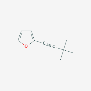 2-(3,3-Dimethyl-1-butynyl)furan - 