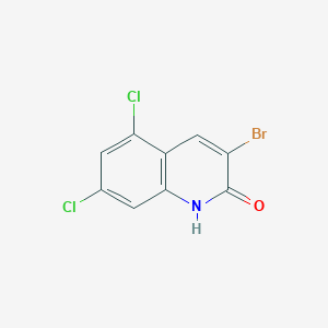 3-bromo-5,7-dichloro-2(1H)-quinolone - 164150-25-8