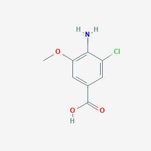 4-Amino-3-chloro-5-methoxybenzoic acid - 